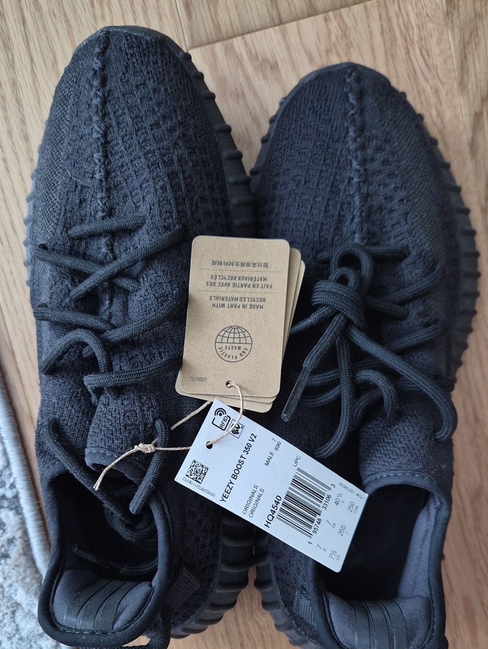 Yeezy Boost 350 V2 Black Knit Sneakers